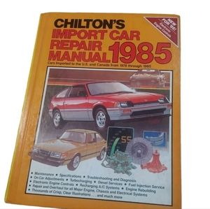 CHILTONS Import Car Repair Manual 1985 For 78,79,80,81,82,83,84,85 Compl…